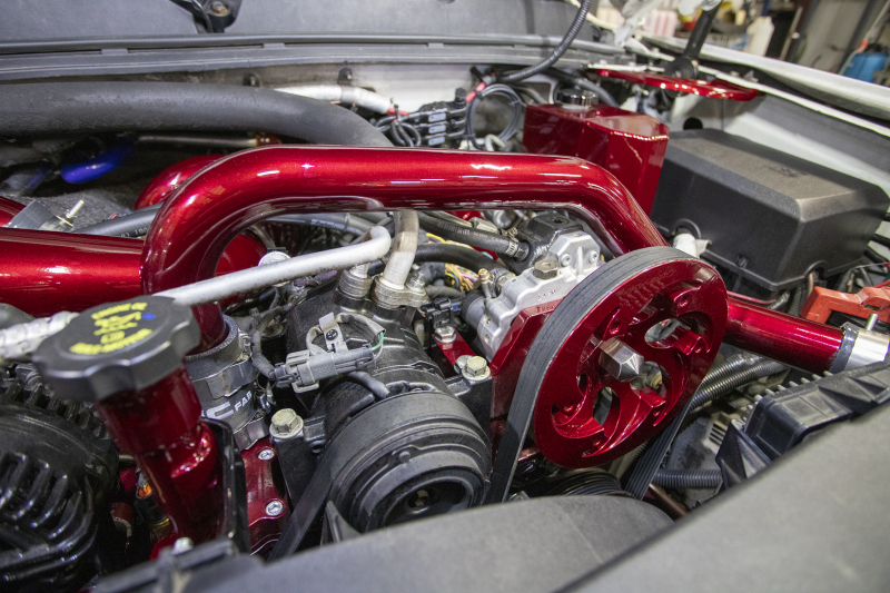 GMC Sierra Thermostat Housing Kit - Wehrli - Dual CP3 - Gloss White - `06-`10