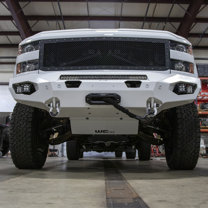 GMC Sierra 3500 HD Engine Splash Shield Kit - Lower - Wehrli - Heavy Gauge Aluminum - Flat Black - `11-`19