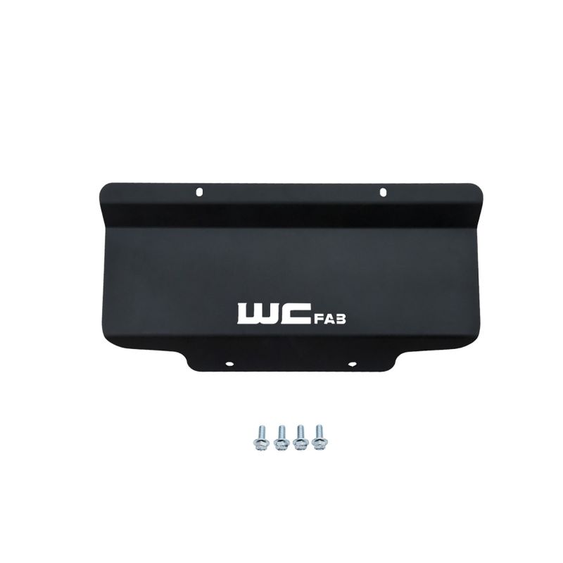 GMC Denali 3500 Engine Splash Shield Kit - Wehrli - Heavy Gauge Aluminum - Fine Texture Black - `11-`19