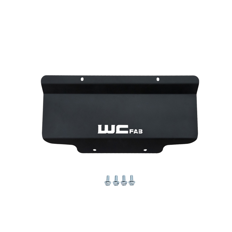 GMC Sierra 3500 Engine Splash Shield Kit - Wehrli - Heavy Gauge Aluminum - Fine Texture Black - `11-`19