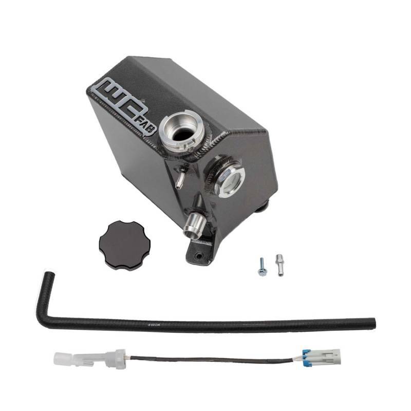 Chevrolet 2500 Coolant Tank Kit - Wehrli - Fabricated Aluminum - Flat Black - `17-`19