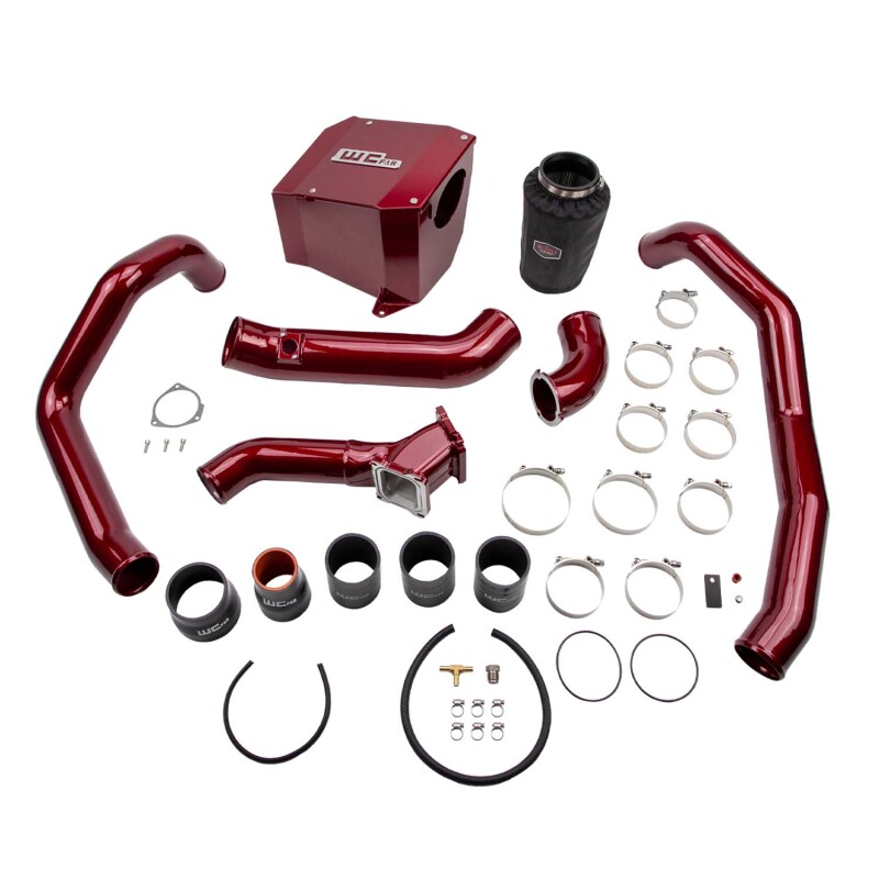 Chevrolet Silverado 2500HD Performance Air Intake - Wehrli - Stage 2 High Flow - Illusion Blueberry - `01-`04