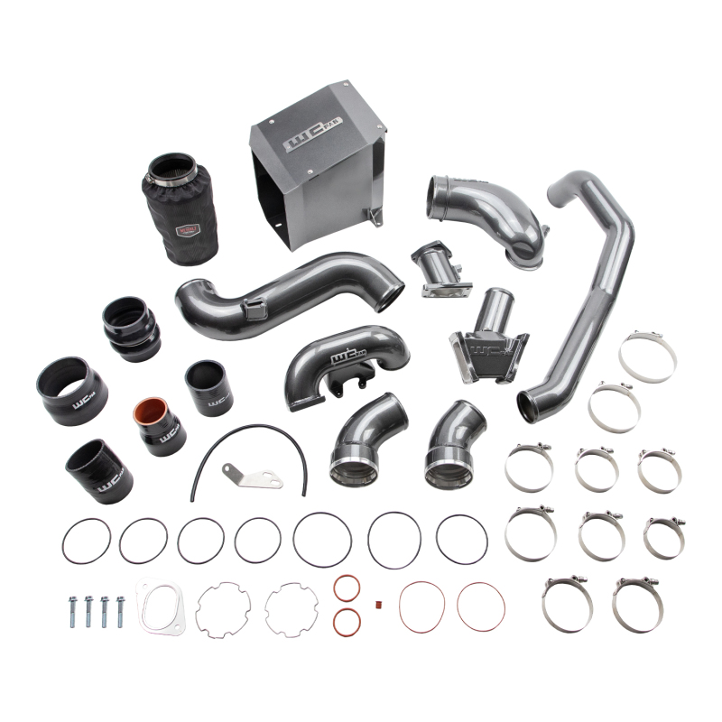 Chevrolet Silverado Performance Air Intake - Wehrli - Stage 2 High Flow Bundle Kit - WCFab Grey - `07-`10