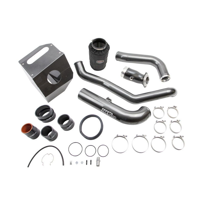 Chevrolet Duramax Performance Air Intake - Wehrli - High Flow Intake Bundle Kit Stage 2 - Sparkle Bomber Orange - `17-`19