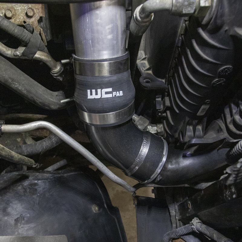 Chevrolet Silverado Intercooler Outlet Elbow Kit - Wehrli - Illusion Purple - `06-`10