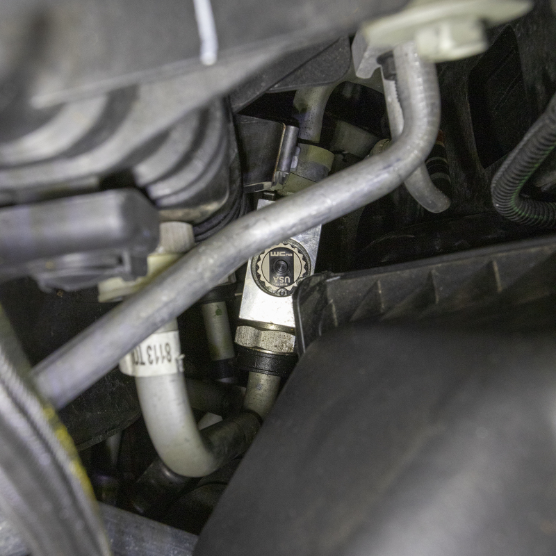 Chevrolet Silverado 2500HD Transmission Cooler Thermostat Bypass Plug - Wehrli - Billet Anodized - Black Anodized - `17-`19