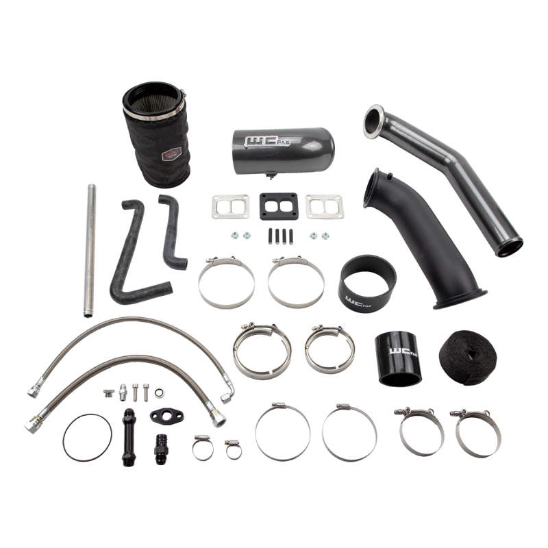 Dodge Ram Turbocharger Kit - Wehrli - S400 2nd Gen Swap Kit - Bengal Red - `04-`07