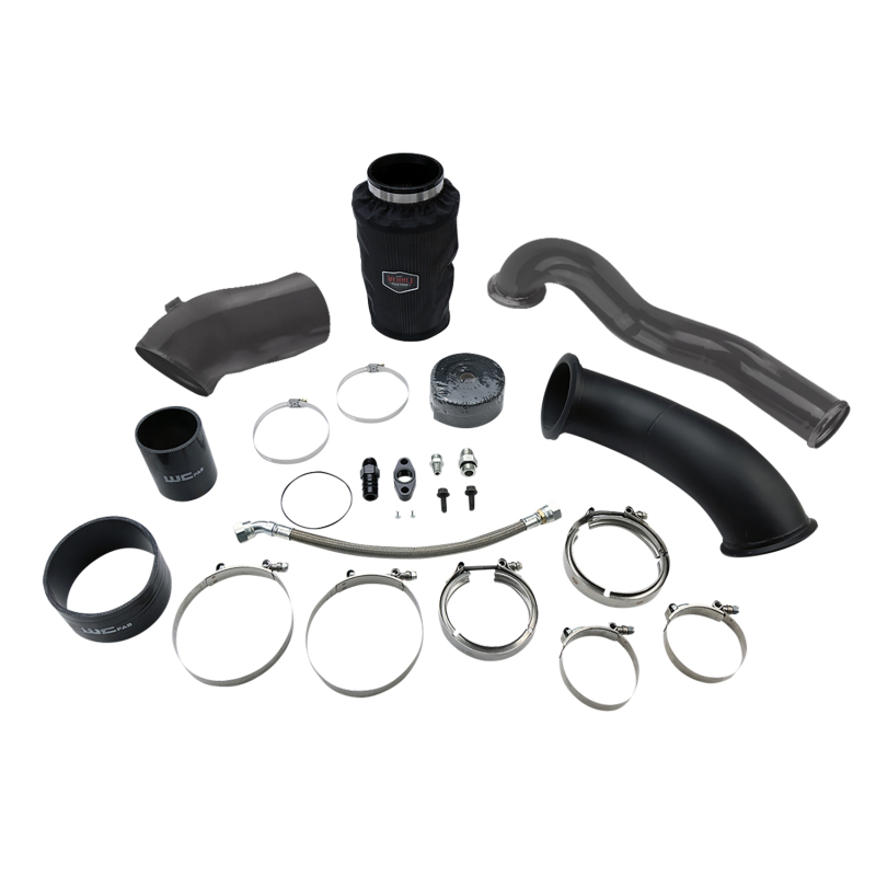 Dodge Ram Turbocharger Kit - Wehrli - S400 2nd Gen Swap Kit - Bengal Red - `04-`07