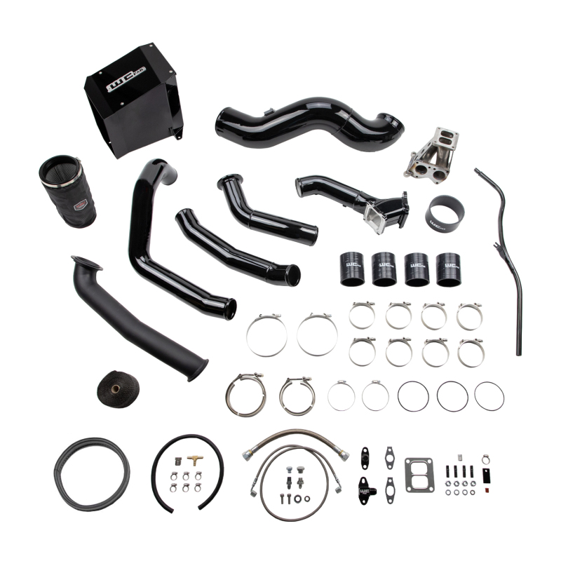 Chevrolet Silverado 3500 HD Turbocharger Kit - Wehrli - S400 Single Turbo Install - Sparkle Granny Smith - `01-`04