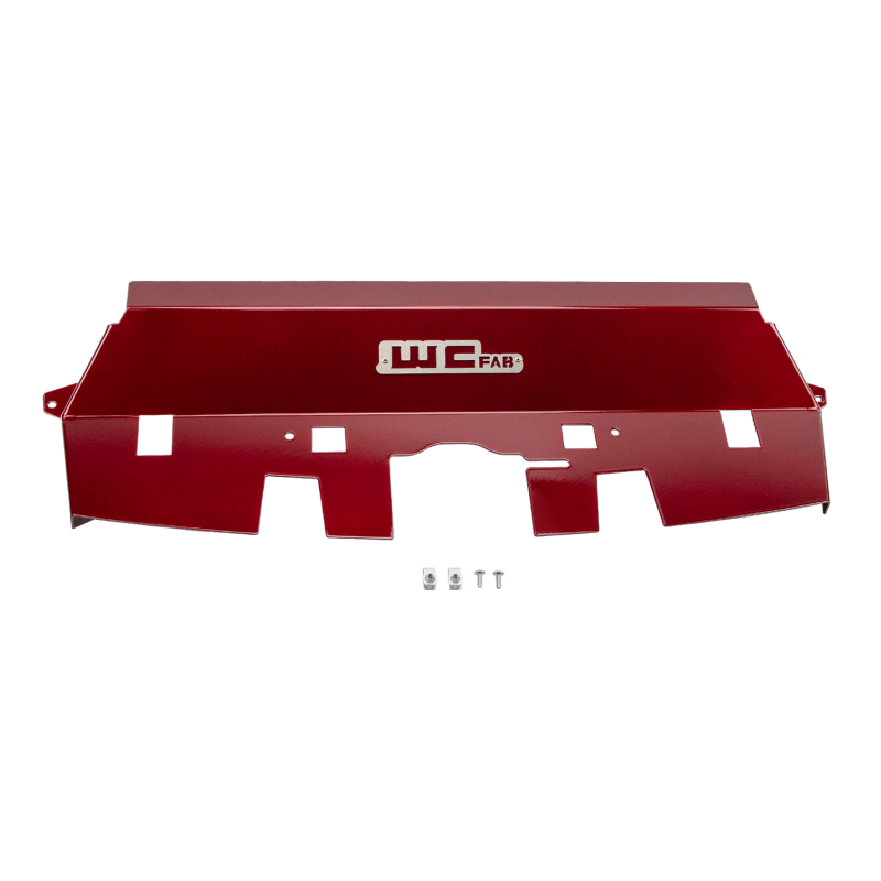 Ram 2500 Radiator Cover - Wehrli - Fabricated Aluminum - WCFab Red - `10-`12