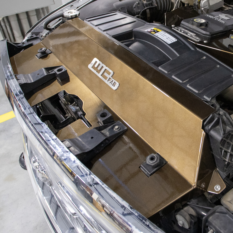 Ram 3500 Radiator Cover - Wehrli - Fabricated Aluminum - Sparkle Copper - `10-`12