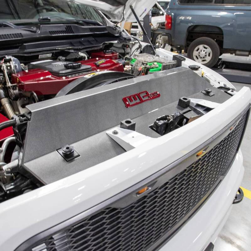 Ram 3500 Radiator Cover - Wehrli - Fabricated Aluminum - Sparkle Bomber Orange - `13-`18