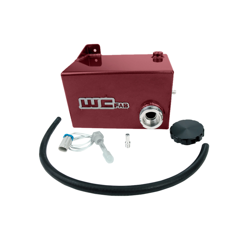 GMC Sierra 2500 Coolant Tank Kit - Wehrli - OEM Placement - WCFab Red - `01-`07