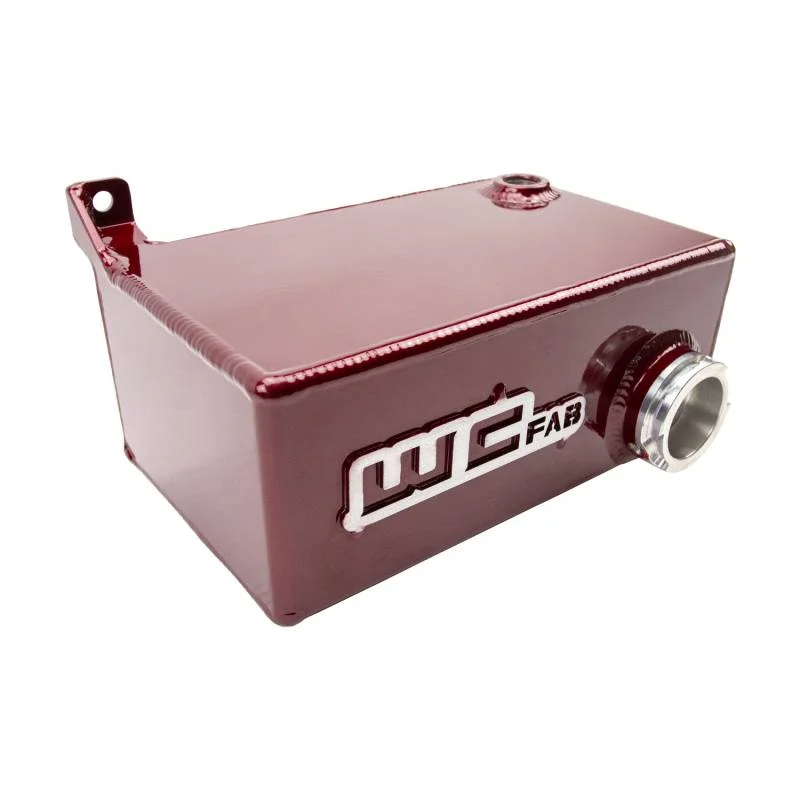 GMC Sierra 2500 HD Coolant Tank Kit - Wehrli - OEM Placement, Fabricated Aluminum - WCFab Grey - `07-`10