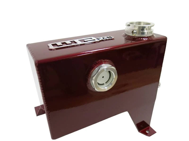 GMC Sierra 2500 HD Coolant Tank Kit - Wehrli - Fabricated Aluminum - Candy Red - `11-`16