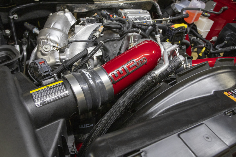 Chevrolet Silverado 2500 Performance Air Intake - Wehrli - 4in Intake Pipe - Bronze Chrome - `20-`24