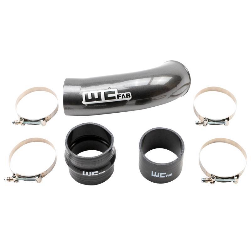 GMC Sierra 2500 Performance Air Intake - Wehrli - 4in Intake Pipe - Bengal Silver - `20-`25
