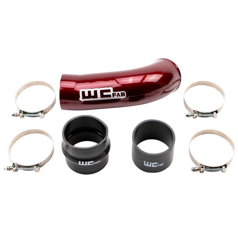 GMC Sierra 2500 Performance Air Intake - Wehrli - 4in Intake Pipe - Bengal Silver - `20-`25