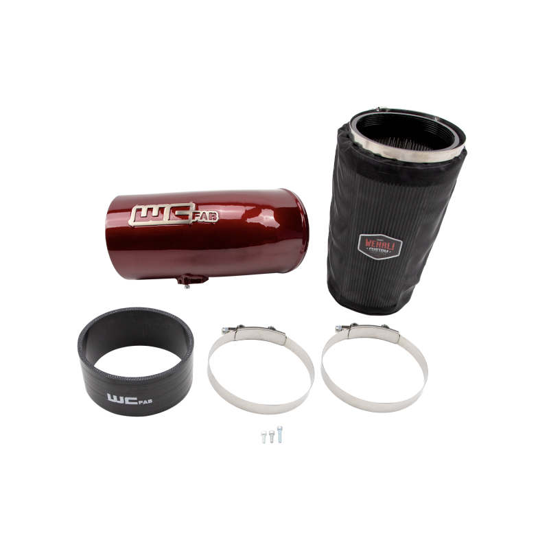 Dodge RAM Performance Air Intake - Wehrli - WCFab, 5in., Second Gen. Swap - Grey - `03-`07