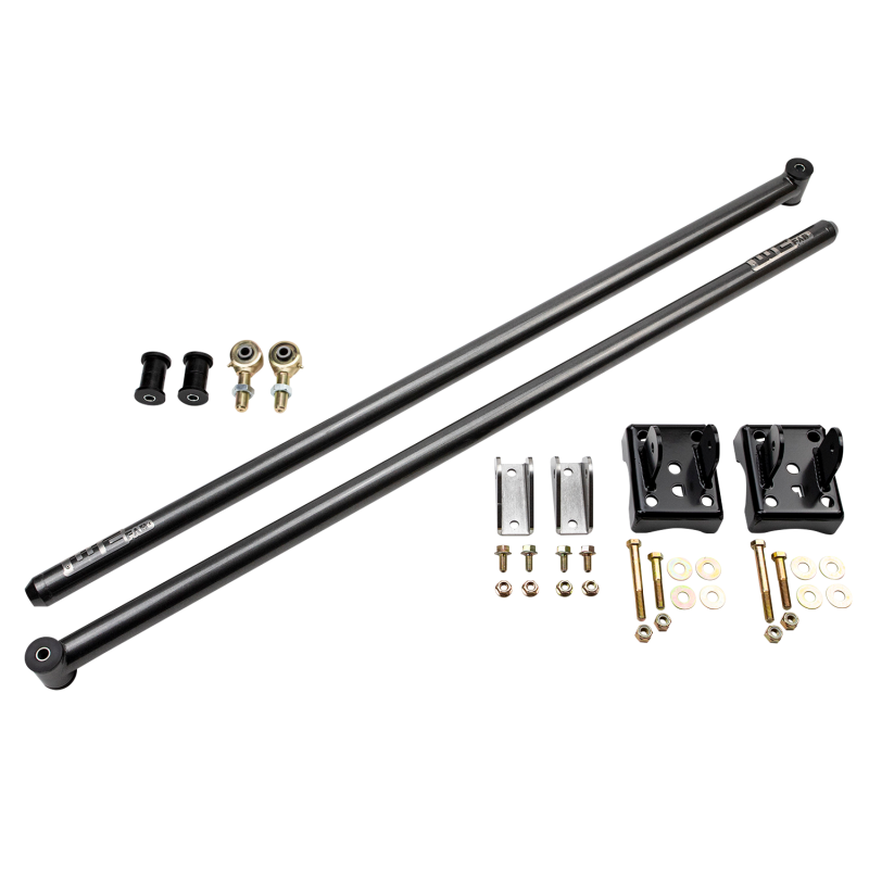 GMC Duramax Traction Bar - Wehrli - 60 inch, RockJock Johnny Joints - Bengal Silver - `01-`10