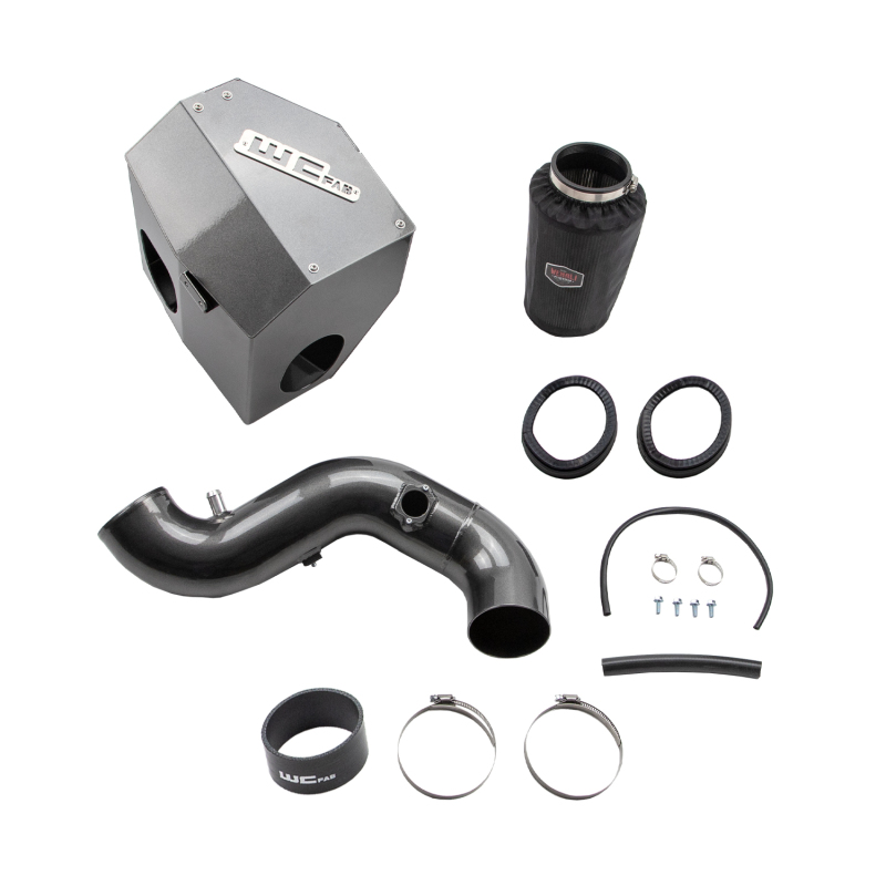 Ram 3500 Performance Air Intake - Wehrli - WCF 4in. Intake Kit with Air Box - Brizzle Blue - `13-`18