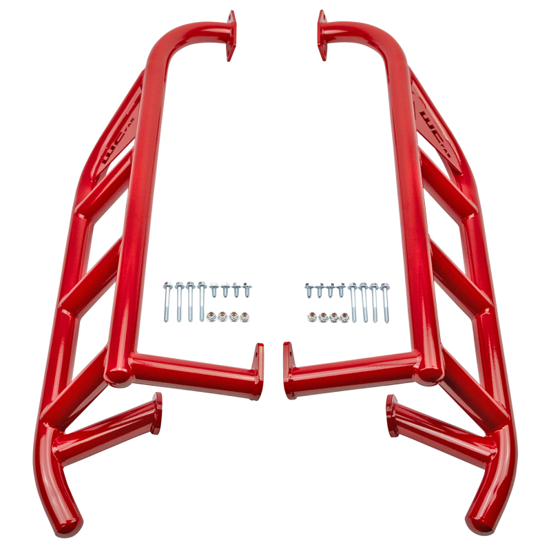 Honda Talon 1000R Rock Sliders - Wehrli - Talon Red - `19-`27
