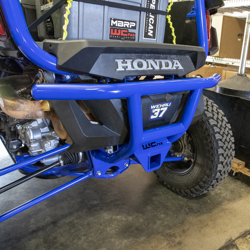 Honda Talon Rear Bumper - Wehrli - With Receiver Hitch - Talon Blue - `19-`22