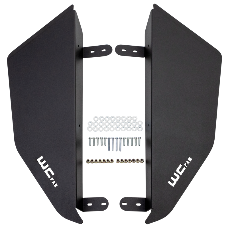 Honda Talon 1000X Lower Door Kit - Front - Wehrli - Fine Texture Black - `19-`27