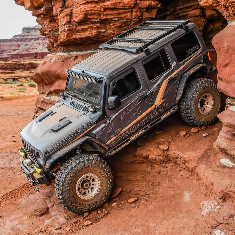 Jeep Wrangler JL Unlimited Roof Rack - Westin - Mesa - Textured Black - `18-`26