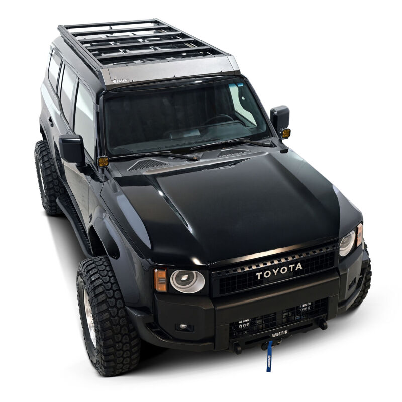 Toyota Land Cruiser Roof Rack - Westin - Mesa Roof Rack - Textured Black - 2026+