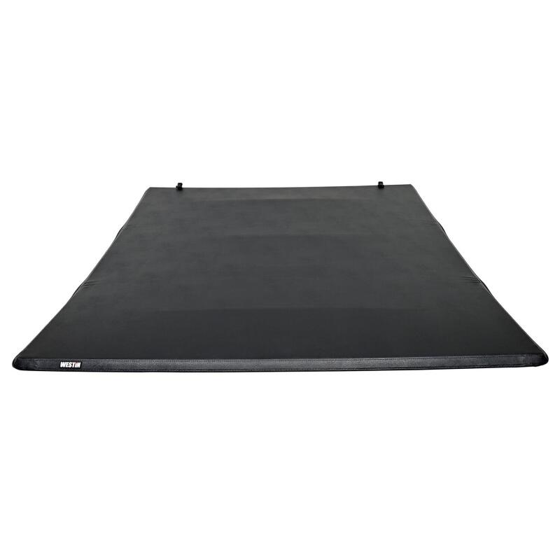 Ford F-250 Super Duty Soft Tri-Fold Tonneau Cover - Westin - Soft Fold - Black - `17-`24 Ford F-250 Super Duty Soft Tri-Fold Tonneau Cover - Westin - Soft Fold - Black - `17-`24