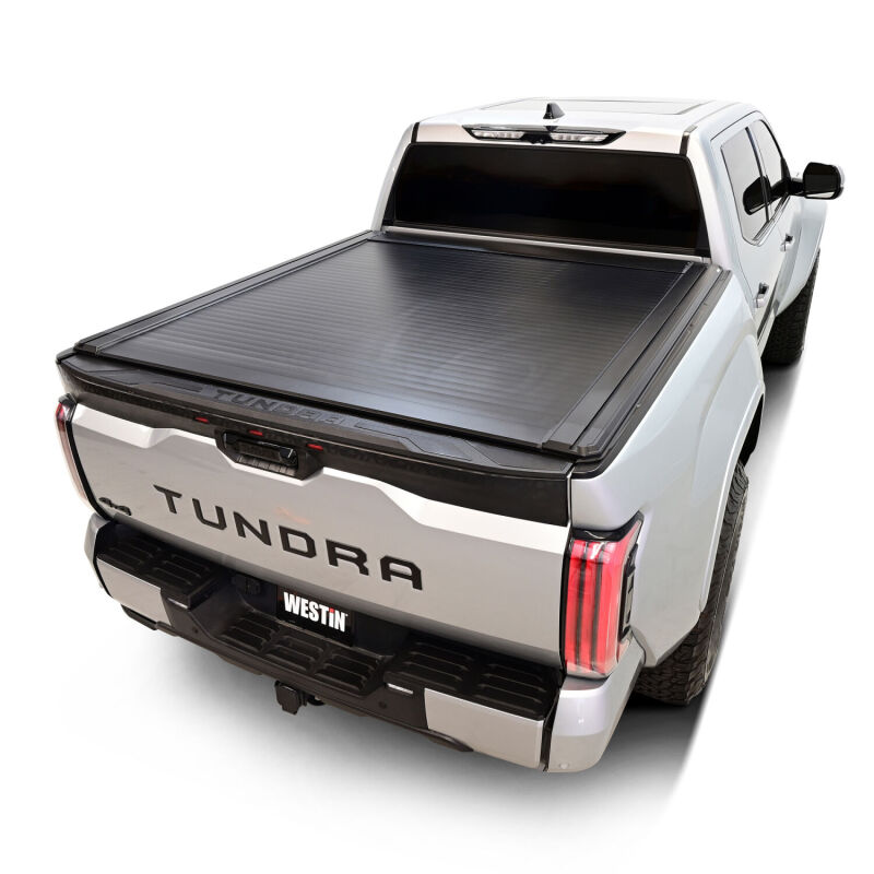 Toyota Tundra Electric Retractable Tonneau Cover - Westin - Black - `22-`26