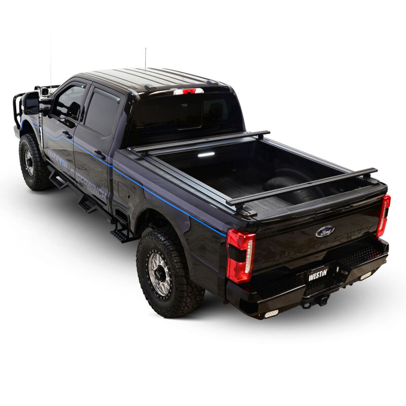 Ford F-250 Electric Retractable Tonneau Cover - Westin - Power Retractable - Black - `17-`26