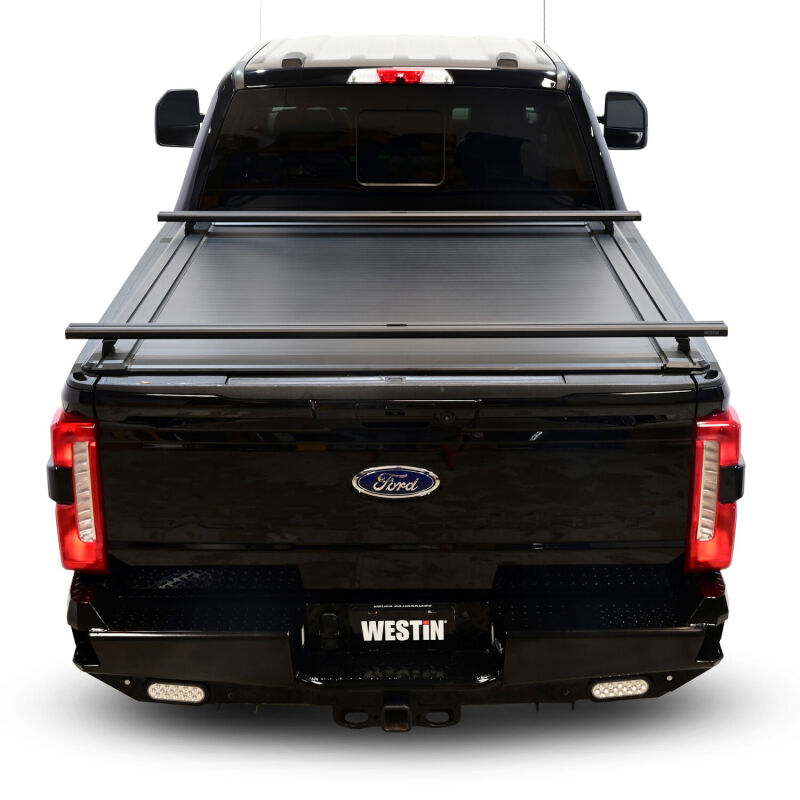 Ford F-250 Electric Retractable Tonneau Cover - Westin - Power Retractable - Black - `17-`26