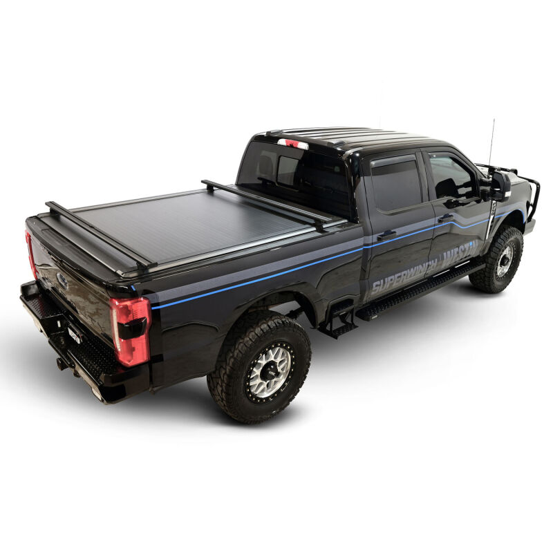 Ford F-250 Electric Retractable Tonneau Cover - Westin - Power Retractable - Black - `17-`26