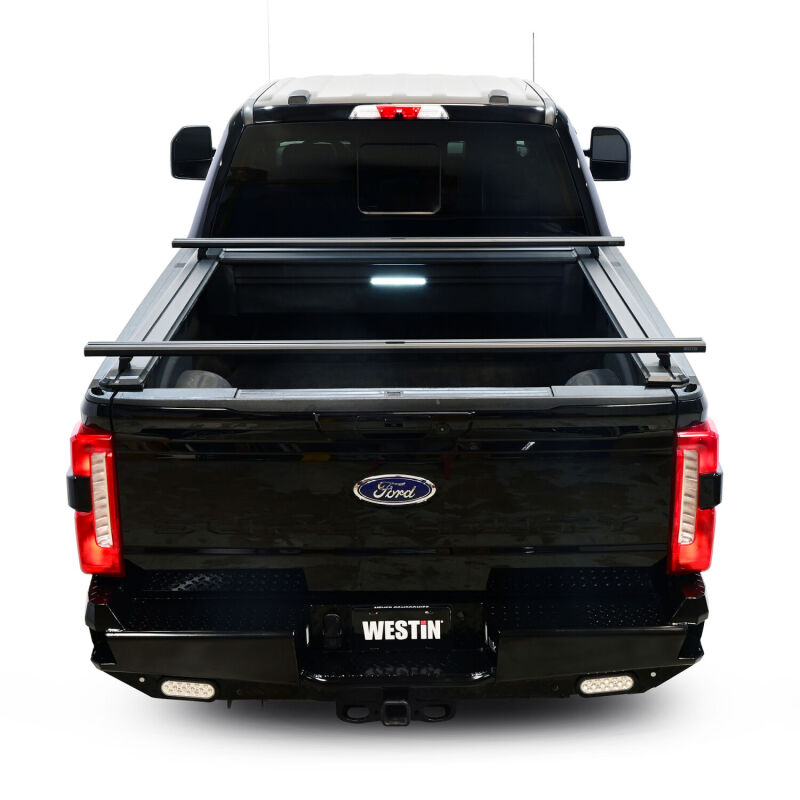 Ford F-250 Electric Retractable Tonneau Cover - Westin - Power Retractable - Black - `17-`26