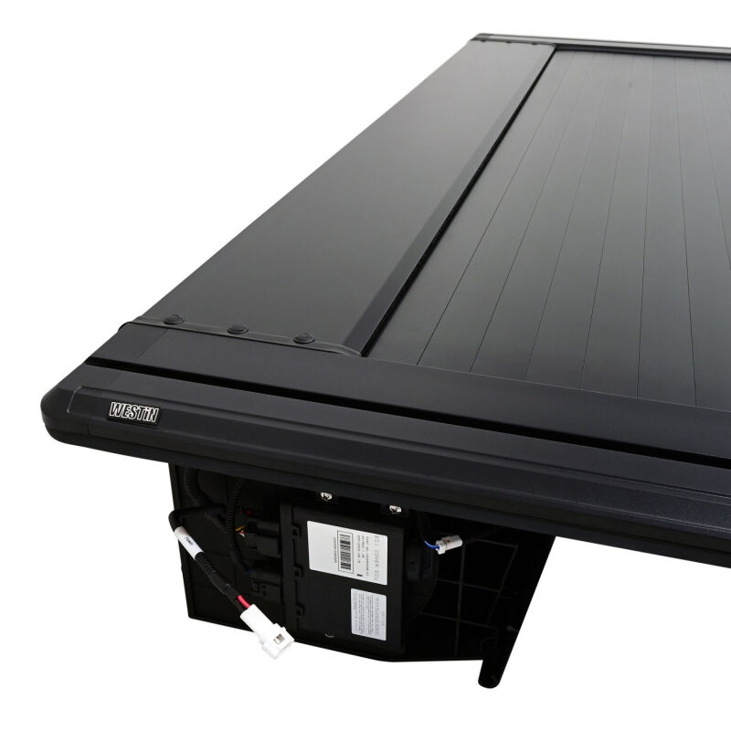 Ford F-350 Electric Retractable Tonneau Cover - Westin - Power Retractable - Black - `17-`26