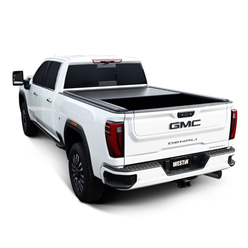 GMC Sierra Electric Retractable Tonneau Cover - Westin - Black - `20-`26