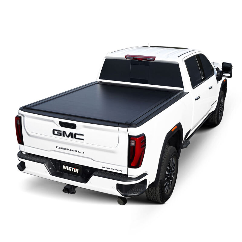GMC Sierra Electric Retractable Tonneau Cover - Westin - Black - `20-`26