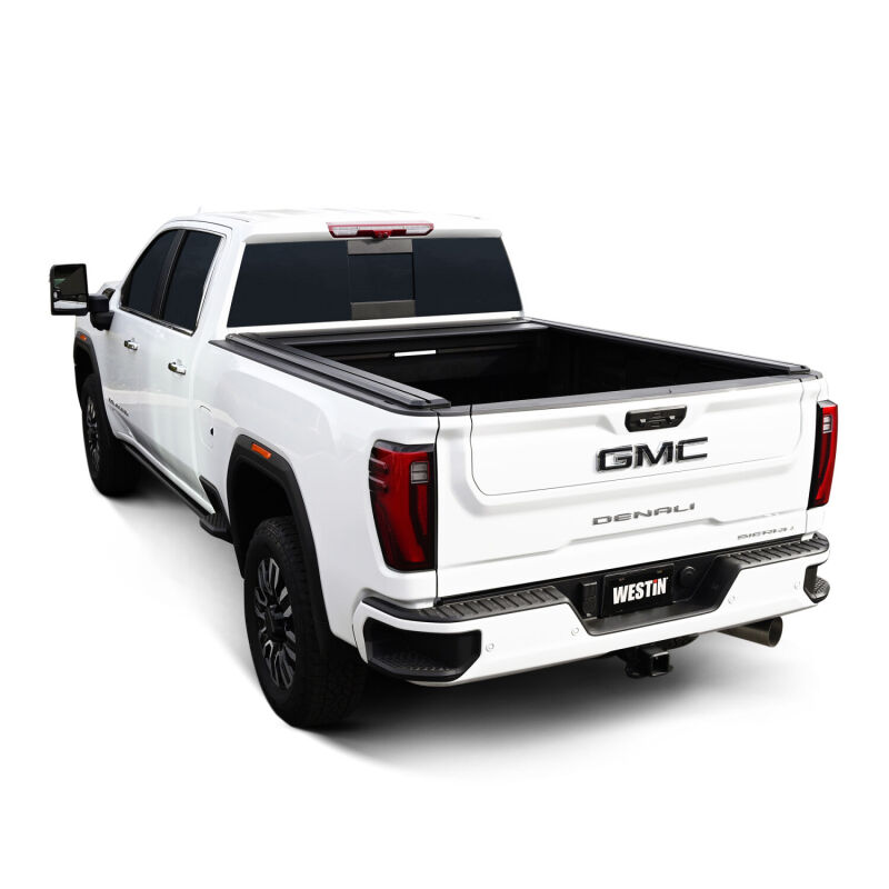 GMC Sierra Electric Retractable Tonneau Cover - Westin - Black - `20-`26
