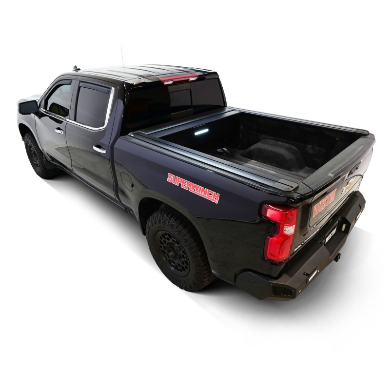Chevrolet Silverado 1500 Electric Retractable Tonneau Cover - Westin - Black - `19-`26