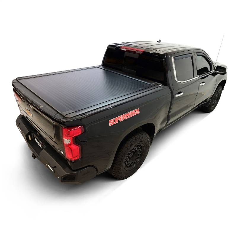 GMC Sierra 1500 Electric Retractable Tonneau Cover - Westin - Black - `19-`26