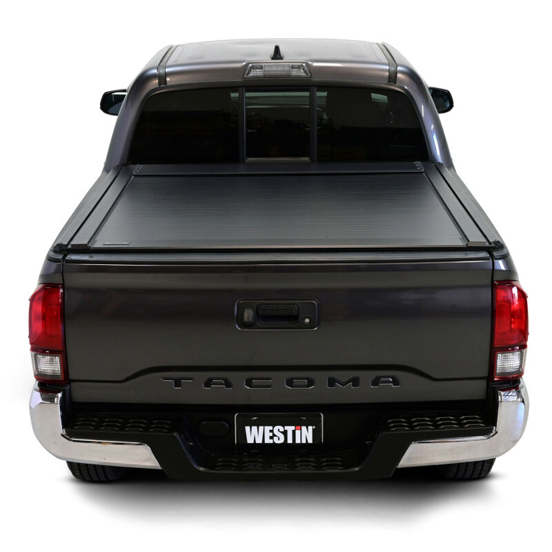 Toyota Tacoma Tonneau Cover - Westin - Manual Retractable - Black - `16-`23