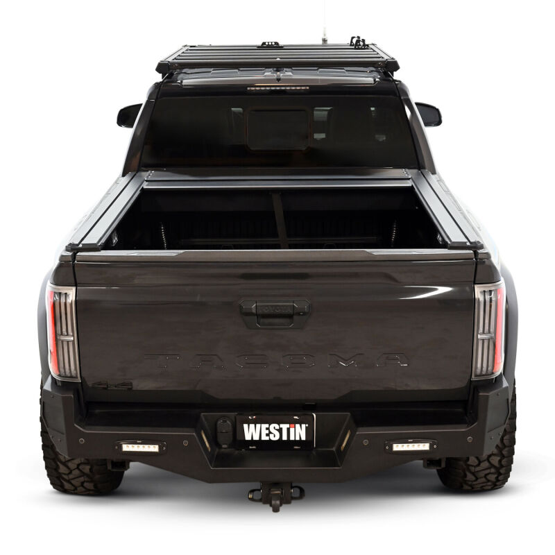 Toyota Tacoma Tonneau Cover - Westin - Manual Retractable - Black - `24-`26