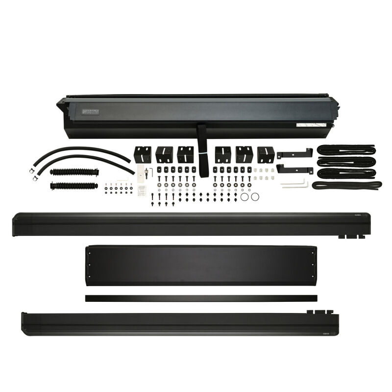 Toyota Tacoma Manual Retractable Tonneau Cover - Westin - Black - `24-`26