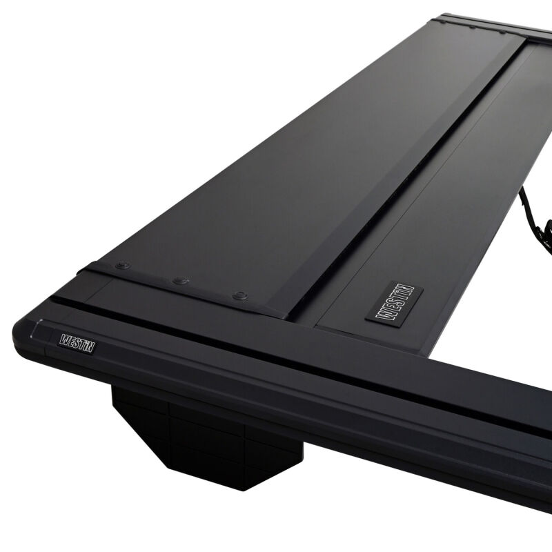 Toyota Tacoma Manual Retractable Tonneau Cover - Westin - Black - `24-`26