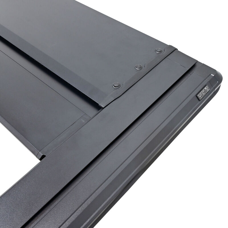 Toyota Tacoma Manual Retractable Tonneau Cover - Westin - Black - `24-`26