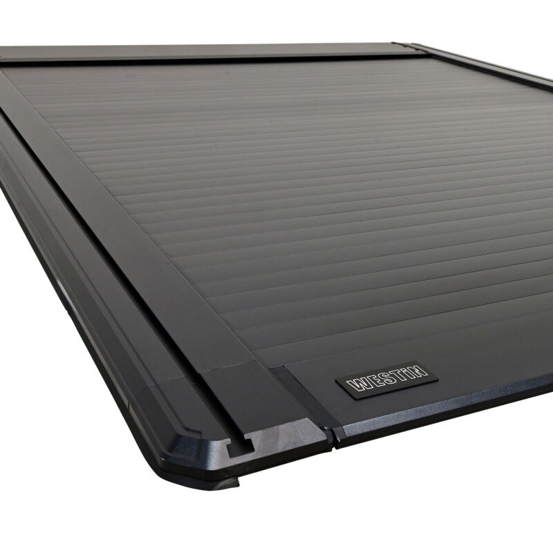 Toyota Tacoma Manual Retractable Tonneau Cover - Westin - Black - `24-`26