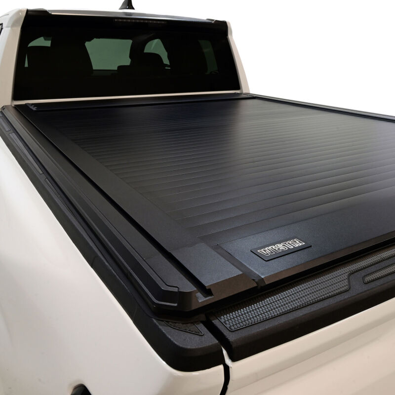 Toyota Tacoma Manual Retractable Tonneau Cover - Westin - Black - `24-`26