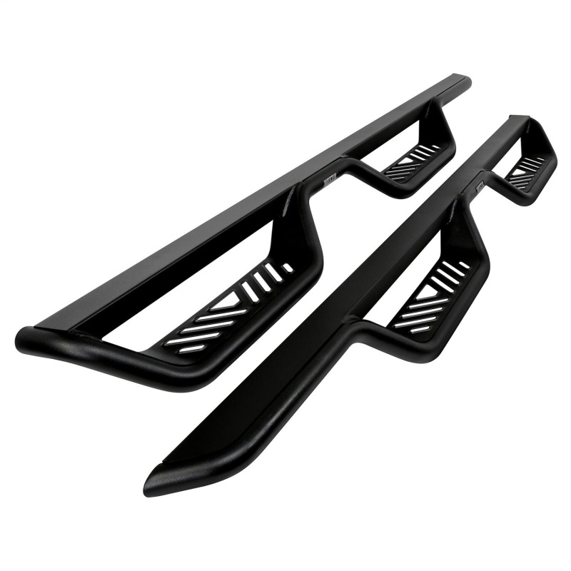 Jeep Wrangler JK Unlimited Nerf Bars - Westin - Outlaw Drop - Black - `07-`18